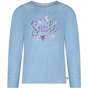 SALT AND PEPPER Smile shirt met lange mouwen voor meisjes, met strass, hemddetails, blauwe mix, 92 cm/98 cm, jongens, Mix van blauw