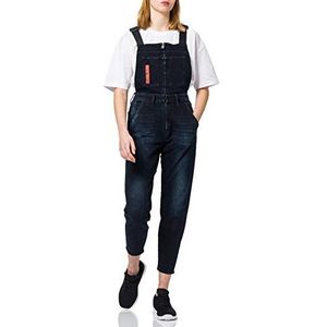 G-STAR RAW DNM Dungaree Wmn Dunne jumpsuit voor dames, Worn In Eve Destroyed 8971-c267