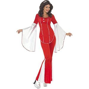 Smiffys Super Trooper kostuum rood met bovendeel en broek