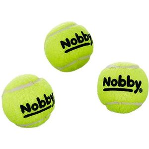 Nobby tennisbal met pieper XS 4,5 cm; 3 netten
