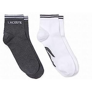 Lacoste Sport Unisex sokken, bitumen china / wit