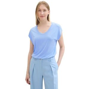TOM TAILOR T-shirt voor dames, 34587 - Light Fjord Blue
