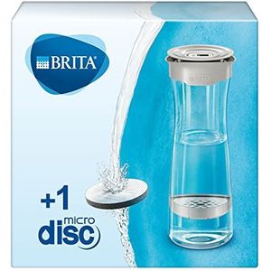 BRITA - Fill&Serve Waterfilterkaraf - 1,3L - Grijs - inclusief 1 MicroDisc waterfilter