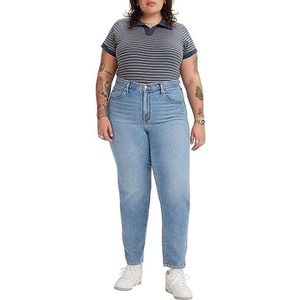Levi's Dames Plus Size 80S MOM Jeans, MED Indigo-Worn IN, 18 S, Med Indigo - Worn in, S, Med Indigo - Worn in