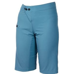 O'NEAL MTB-broek kort, MTB DH Downhill FR Freeride, ademend, polyester, zijzak met ritssluiting, Matrix damesshort V.23, dames, Blauw