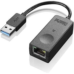 Lenovo 4X90S91830 Ethernet-netwerkkaart - Netwerkkaarten (Bedraad, USB, Ethernet, Zwart)