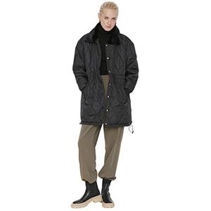 TRENDYOL Trendyol Oversized winterjas voor dames, mantel voor dames, 1 stuk, zwart.