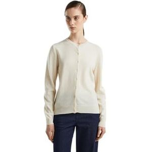 United Colors of Benetton Damescardigan pullover, crèmewit 00 V2