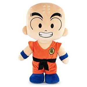 Play by Play Pluche dier van Dragon Ball karakters, 28 cm – Gokû-geluid, Kamé Sennin, Kuririn, Puerh – Superzachte kwaliteit (28 cm, Kuririn)