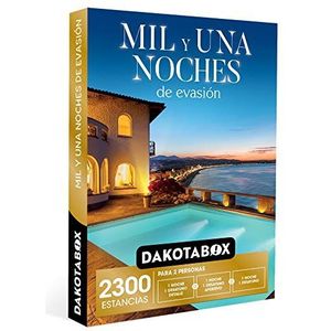 DAKOTABOX - Cadeauset voor heren en dames, koppels, cadeau-idee – duizend en een avondje – 2300 stukjes met charme in hotels tot 4*, landhuizen, paleis en nog veel meer