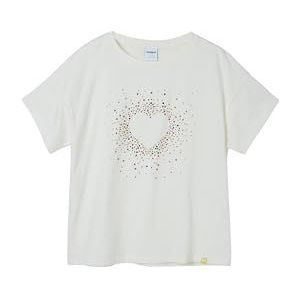 Desigual T-shirt Ts_Casey pour fille, Blanc., 10 ans