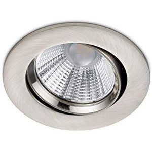 Trio Leuchten Pamir 650510107 LED inbouwspot, metaal, mat-nikkel 650510107