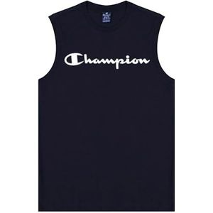 Champion Legacy American Classics Logo S/L tanktop, heren, marineblauw, S, Navy Blauw