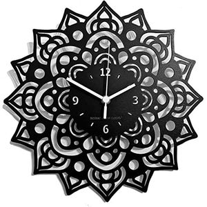 Instant Karma Clocks Wandklok Mandala bloemen artwork motief decoratie chakra kunst cadeau-idee
