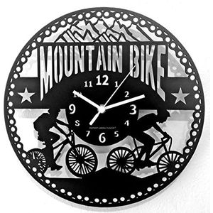 Instant Karma Clocks Wandklok voor mountainbike, fiets, wandelen