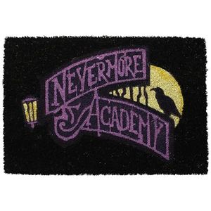 SD TOYS Wednesday Nevermore Academy deurmat, kokosvezel en pvc, 60 x 40 cm