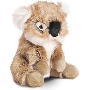 LA PELUCHERIE - Pluche dier Koala Félicien - 30 cm - Bruin - Knutselpluche dieren - Handgenaaid - Frans merk