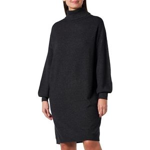 Vila Viril Robe en tricot ample à col roulé L/S pour femme, gris, L