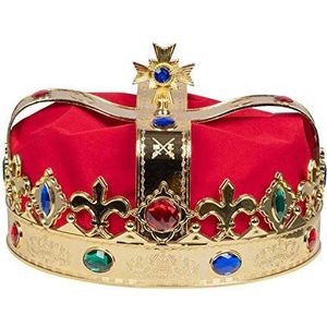 Boland 64557 - Royal King Kinderkroon - keizerlijke kroon, koningin, hart, hoofddeksel, carnaval, carnaval, Halloween, themafeest, theater, podium