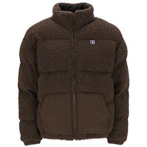 Russell Athletic Gewatteerde sherpa-jas van hout, herenjas