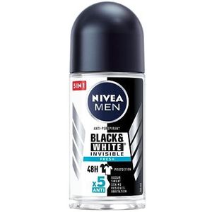NIVEA Black & White Invisible Fresh Roll-on Antitranspirant 50 ml