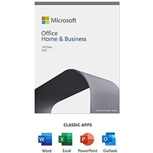 Microsoft Office Home and Business 2021 Boxpack (T5D-03511) (T5D03511) zwart