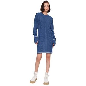 Trendyol Korte casual jurk voor dames, Indigo