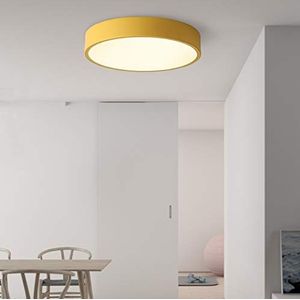Avior Home Led-plafondlamp, 18 W, warm licht, geel, Ø 30 cm, voor woonkamer, slaapkamer, keuken