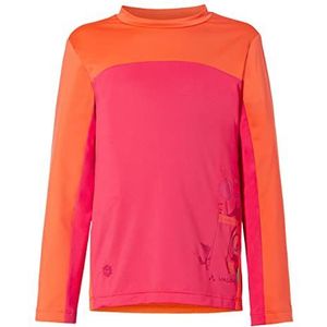 VAUDE Kids Solaro Ls T-Shirt II Mixte Enfant, Rose Vif/Orange, 98