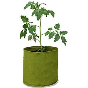 Tierra Garden Haxnicks - VIG080101 - potten ""Vigo"" - groen, 18 x 18 x 20 cm, groen, 10 liter