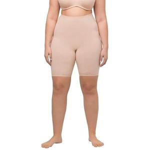 Ulla Popken Culotte grande taille pour femme, grandes tailles, jambes longues, bords lisses, confort stretch, champagne 62+ 793851661-62+, champagne, 64-66