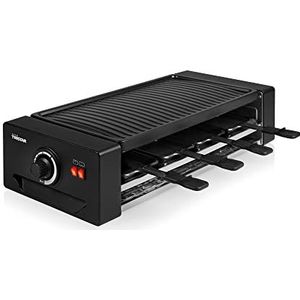 TRISTAR RA-2736 Raclette, raclette, pizza en grill, 8 personen, 1300 watt, inclusief accessoires