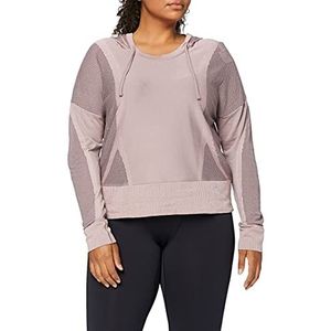 Under Armour Ua Vanish Seamless Hoody Damestrui met capuchon, Oranje Dream / Taupe As / Metallic Zilver (805)