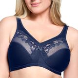 Full Figure Plus Size MagicLift Minimizer Bra Draadloos #1003,, Blauw