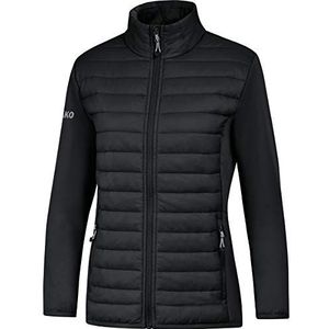 JAKO Premium hybride jas voor dames, marineblauw, maat 44, zwart.