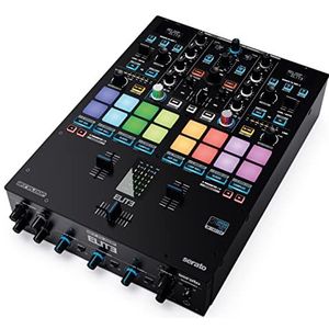 Reloop ELITE Professionele DVS Performance Mixer voor Serato DJ Pro, 16 grote, aanraakgevoelige RGB Performance Pads