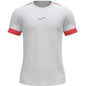 Joma R-City T-shirt voor heren met elastische boorden, Wit.