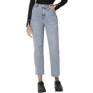 VERO MODA Vmlinda Hr Mom Gu3184 Ga Noos damesjeans, Lichtblauwe denim.