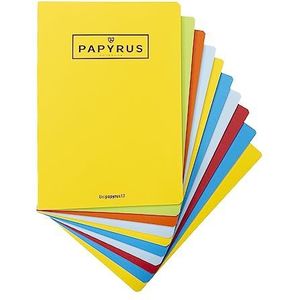 Unipapel Unipapyrus 98430599 boekje A5+, 48 vellen, geruit, 4 x 4 90 g, omslag, 13 kleuren, willekeurige selectie