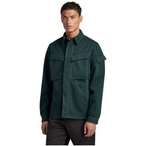 G-STAR RAW, Mysterious Overhemd voor heren, groen (D200-4287 vellen)