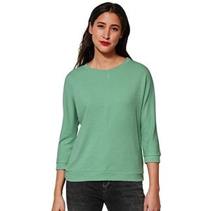 Street One A318954 Dames T-shirt met 3/4 mouwen (1 stuk), Clary Mint