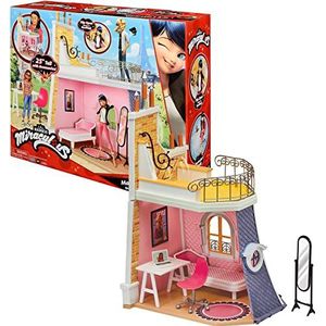 Bandai - Miraculous Ladybug - De kamer van Marinette - Speeluniversum compatibel met Miraculous poppen 26 cm