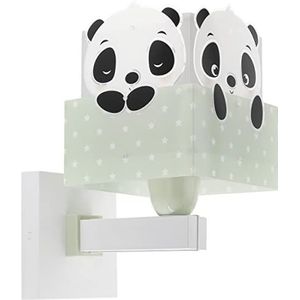 Dalber 63169H Wandlamp kinderkamer panda groen