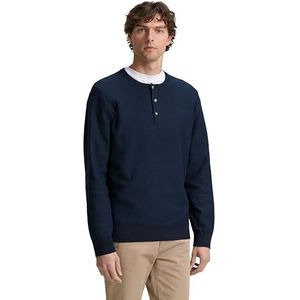 TOM TAILOR Pull pour homme, 37715 – Sky Captain Tonal Finestripe, L