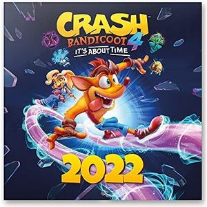 Grupo Erik - Kalender 2022 Crash Bandicoot – 12 maanden | wandkalender, van januari tot december 2022 | 30 x 60 cm, 6 talen, 1 poster inclusief, FSC-gecertificeerd