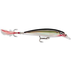 Rapala - Visaas X-Rap – zoetwatermateriaal – visaas met 3D-profiel, teaserveren en bril – zwemdiepte 1,2 – 1,8 m – 10 cm / 13 g – gemaakt in Estland – zilver