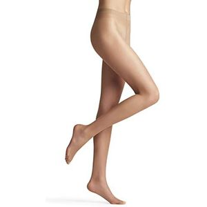 FALKE Lunelle 8 DEN W TI ultra-transparant effen 1 paar damespanty (1 stuk), Beige (Powder 4169)