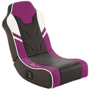 X Rocker Shadow 2.0 compacte opvouwbare gamingstoel met geïntegreerde stereoluidsprekers, paars