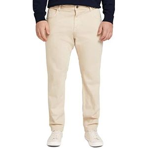 TOM TAILOR Men+ heren broek 1032051, 10336 - lichtbeige mahonie