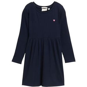 TOM TAILOR Robe basique stretch pour fille avec structure côtelée, 10668 – Sky Captain Blue., 104-110